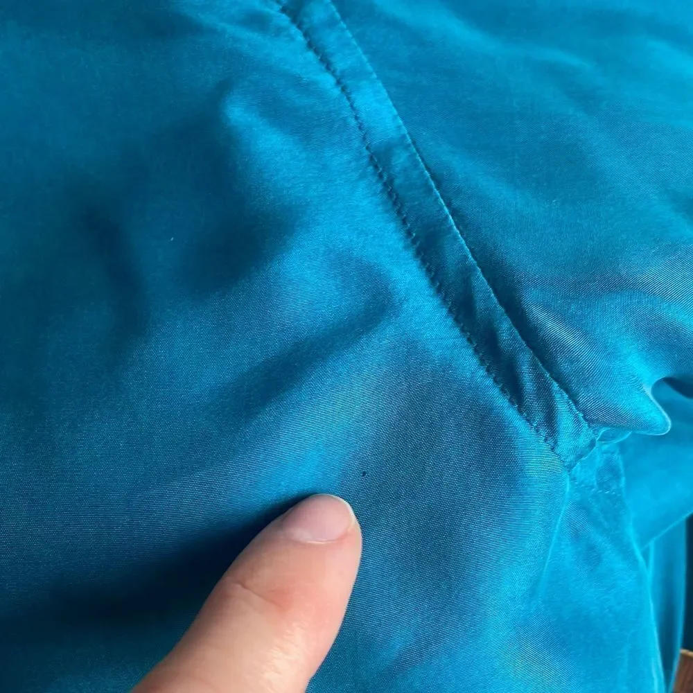 100% Silk Vtg 90s Bomber Jacket L